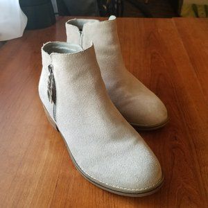 Blondo Liam Waterproof Gray Bootie Ankle Boot, Wom